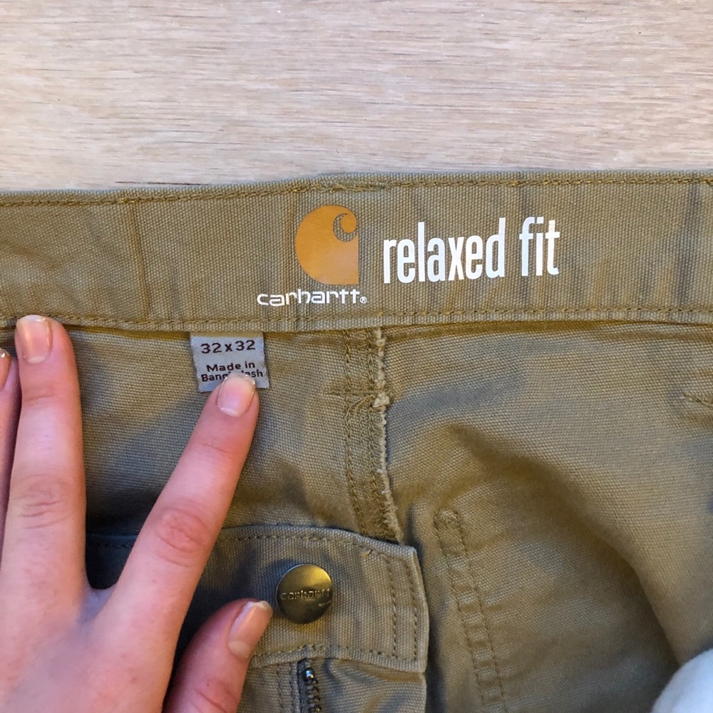 Carhartt relaxed fit kaki pants